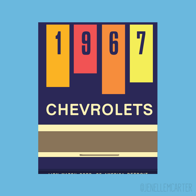 1967 Chevrolets Illustration by Jenelle Carter